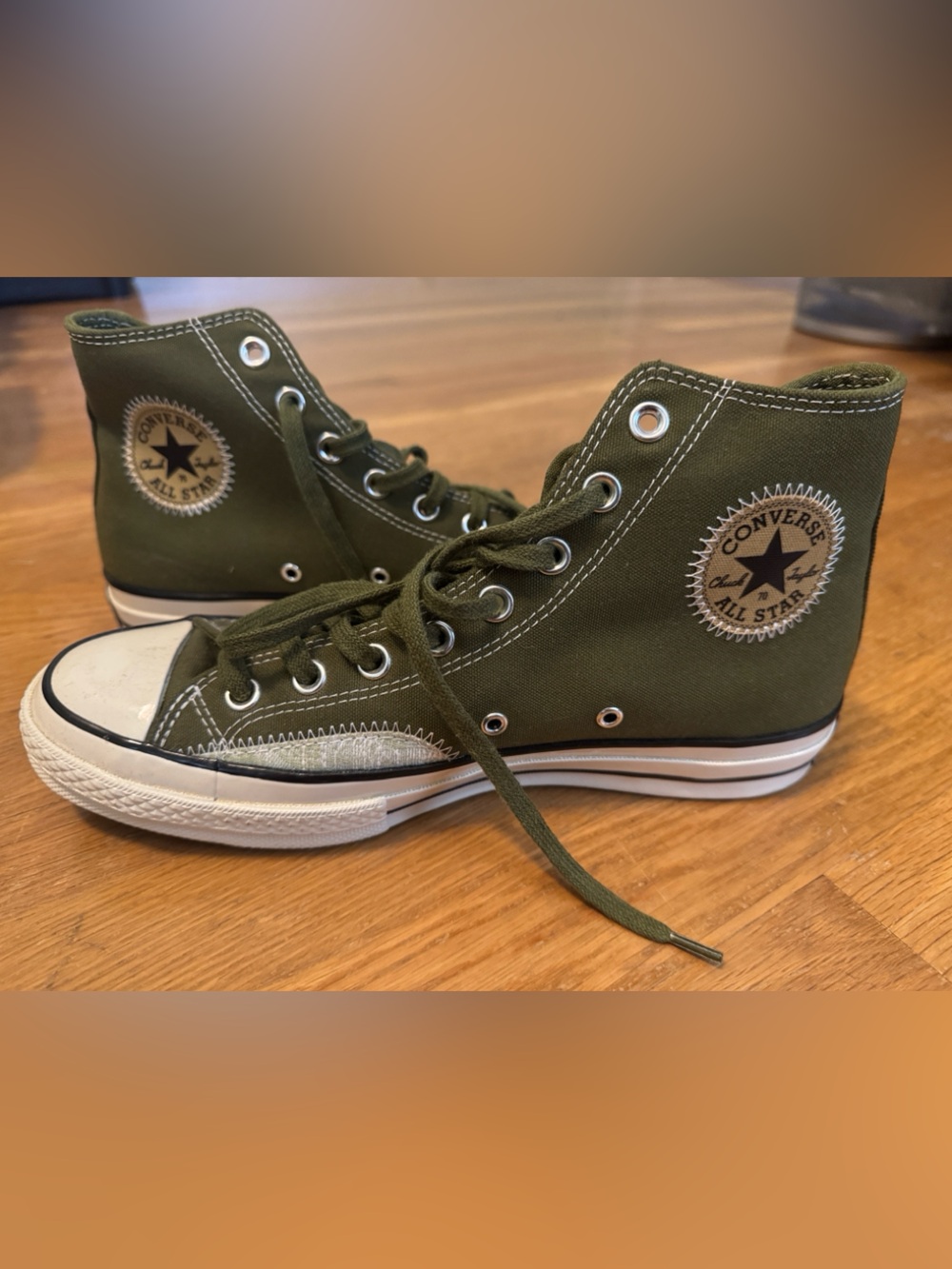 Converse High Top Sneakers - Olive
